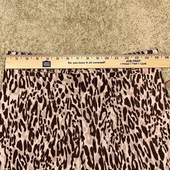 Maeve Anthropologie Ettie shorts animal print edition brown motif size 30 NEW - Picture 5 of 9